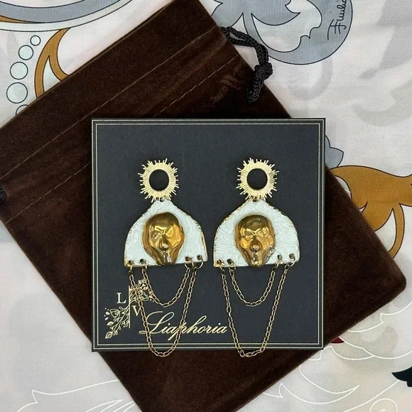 Handmade Luxury Ceramic Earrings – Unique, Lightweight, and Artistic Jewelry - Picture 5 of 11